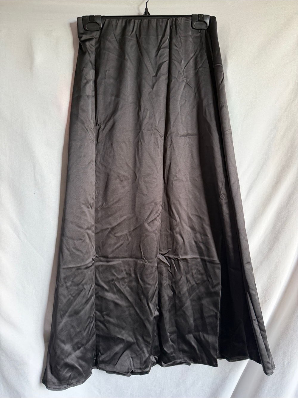 Versatile Black Maxi Skirt - Sleek A-Line Silhouette